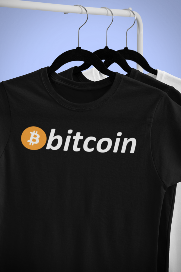 Bitcoin T Shirt Black Color